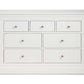 Clermont 4+3 Drawer Chest - Surf White
