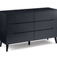 Alicia 6 Drawer Wide Chest - Anthracite