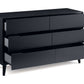 Alicia 6 Drawer Wide Chest - Anthracite