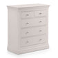 Clermont 3+2 Drawer Chest - Light Grey