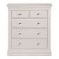 Clermont 3+2 Drawer Chest - Light Grey