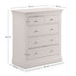 Clermont 3+2 Drawer Chest - Light Grey