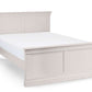 Clermont 135Cm Double Bed - Light Grey