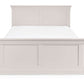 Clermont 135Cm Double Bed - Light Grey