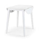 Coast White Dropleaf Table