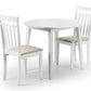 Set Of 2 Coast White Dining Chairs