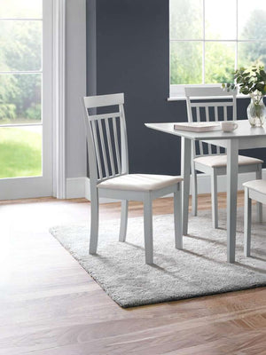 Set Of 2 Coast Grey Dining Chairs