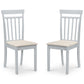 Set Of 2 Coast Grey Dining Chairs