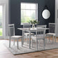 Set Of 2 Coast Grey Dining Chairs