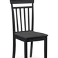 Set Of 2 Coast Black Dining Chairs