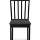 Set Of 2 Coast Black Dining Chairs