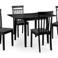 Set Of 2 Coast Black Dining Chairs