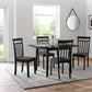 Set Of 2 Coast Black Dining Chairs