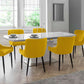 Como High Gloss Extending Table - White