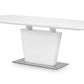 Como High Gloss Extending Table - White
