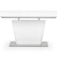 Como High Gloss Extending Table - White