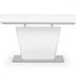Como High Gloss Extending Table - White