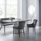 Como High Gloss Extending Table - Grey