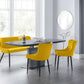 Como High Gloss Extending Table - Grey