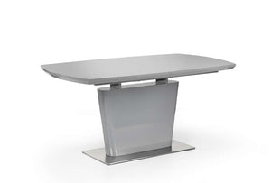 Como High Gloss Extending Table - Grey