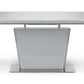 Como High Gloss Extending Table - Grey