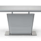Como High Gloss Extending Table - Grey