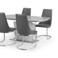 Como High Gloss Extending Table - Grey