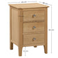 Cotswold 3 Drawer Bedside