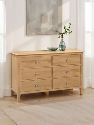 Cotswold 6 Drawer Wide Chest