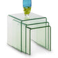 Amalfi Bent Glass Nest Of Tables