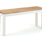 Coxmoor Bench - Ivory & Oak