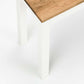 Coxmoor Bench - Ivory & Oak