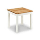 Coxmoor Lamp Table - Ivory & Oak