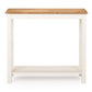 Coxmoor 90cm Console Table - Ivory & Oak