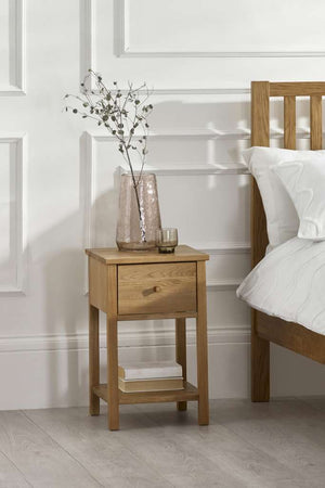 Coxmoor 1 Drawer - Oak