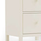Coxmoor 2 Drawer Bedside - Ivory and Oak