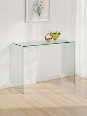 Amalfi Bent Glass Console Table
