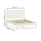 Coxmoor 135cm Bed - Ivory