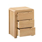 Curve 3 Drawer Bedside