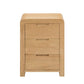 Curve 3 Drawer Bedside