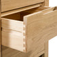 Curve 3 Drawer Bedside