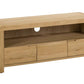 Curve Oak Tv Unit