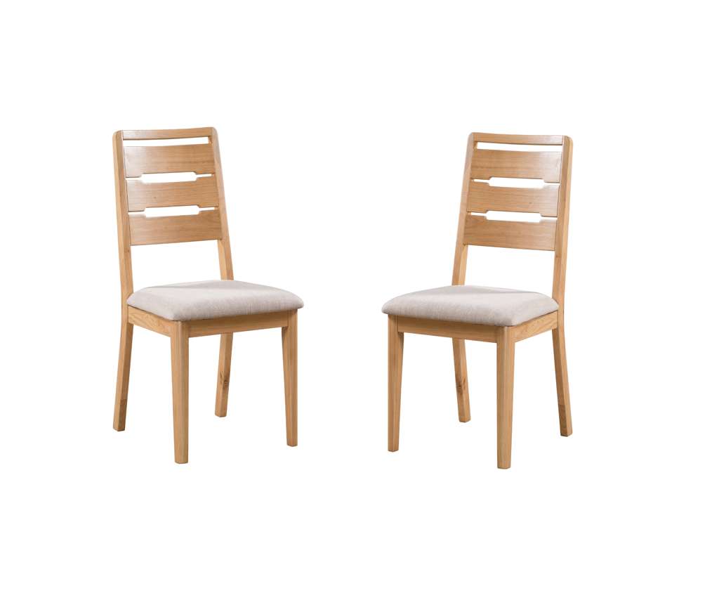 Set Of 2 Curve Dining Chairs