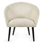 Amari Boucle Accent Chair - Ivory