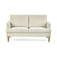 Daisy Beige Pearl Barley Upholstered Compact 2 Seater Sofa