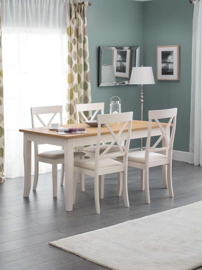 Davenport Oak/White Dining Table