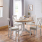 Davenport Oak/Elephant Grey Round Pedestal Table