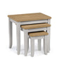 Davenport Oak/Elephant Grey Nest Of Tables
