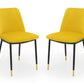 Set Of 2 Delaunay Dining Chairs - Mustard