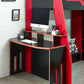 Eagle Single 90cm Gaming Highsleeper - Black and Red